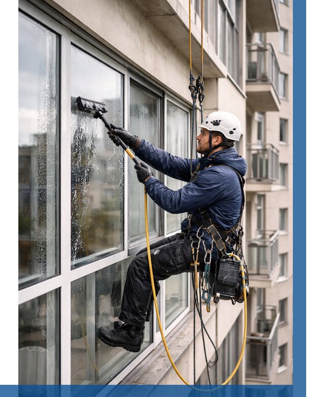 Мойка балконного остекления в Устях-Лабинске от 3576 р. | ВЫСОТНИК-Улб