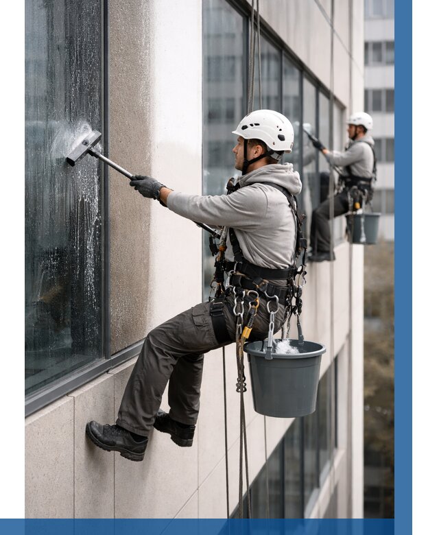 Мойка фасадов зданий в Устях-Лабинске под ключ от 358 р. | ВЫСОТНИК-Улб