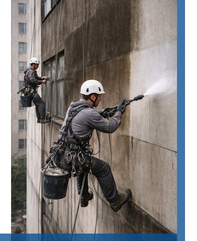 Очистка фасада от копоти в Устях-Лабинске от 255 р. | ВЫСОТНИК-Улб