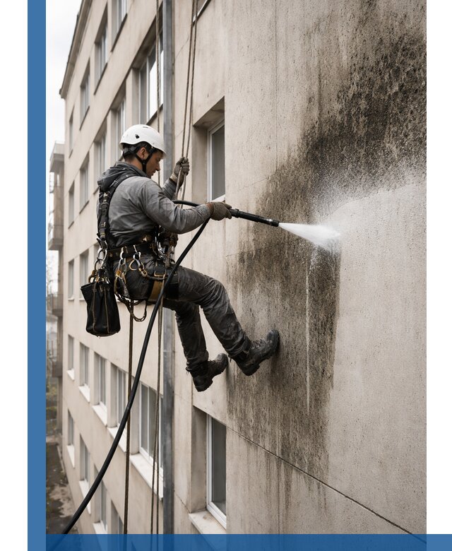 Профессиональная очистка фасадов от плесени в Устях-Лабинске