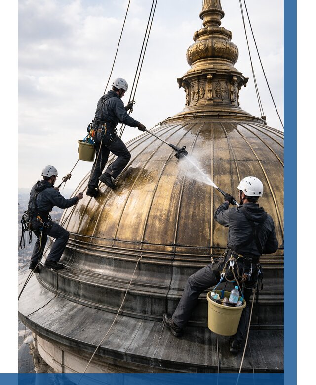 Мойка куполов и шпилей в Устях-Лабинске от 8173 р. - заказать | ВЫСОТНИК-Улб