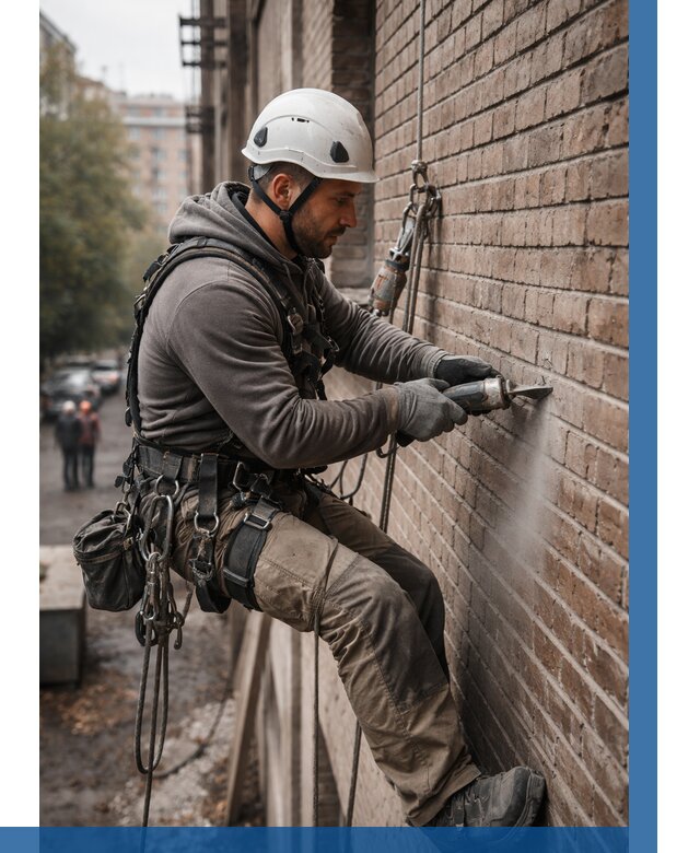 Расшивка кирпичных швов в Устях-Лабинске от 613 р. | ВЫСОТНИК-Улб