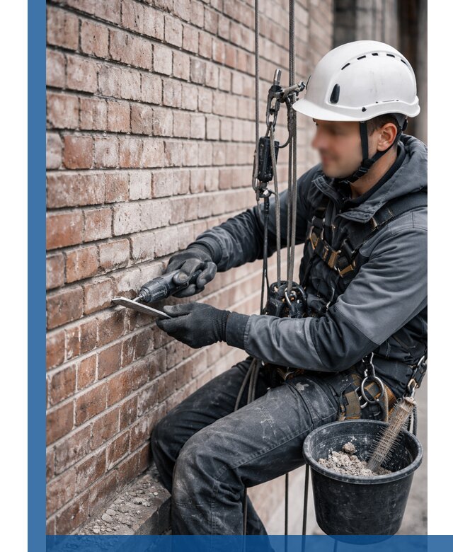 Расшивка кирпичных швов фасадов и стен, ремонт в Устях-Лабинске