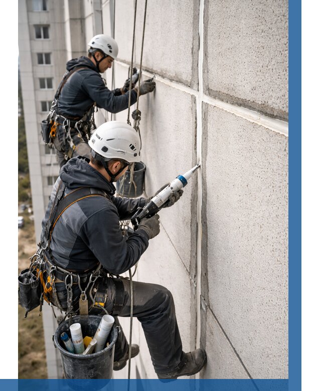 Герметизация межпанельных швов в Устях-Лабинске от 715 р. | ВЫСОТНИК-Улб