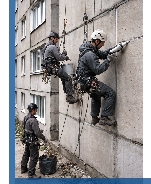 Герметизация межпанельных швов в Устях-Лабинске с гарантией герметичности
