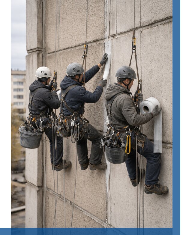 Ремонт межпанельных швов в Устях-Лабинске от 766 р. | ВЫСОТНИК-Улб