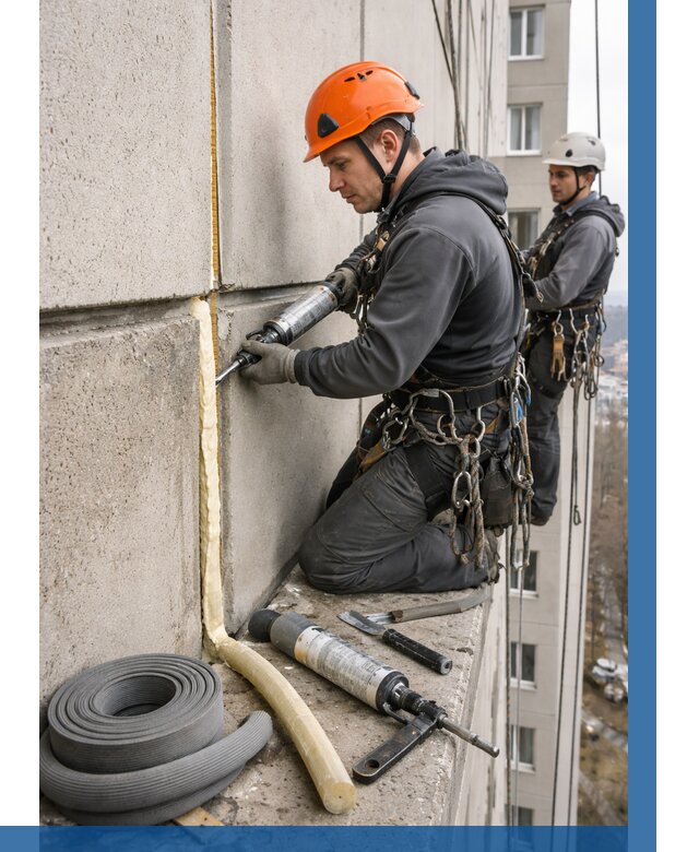 Теплый шов межпанельные швы в Устях-Лабинске от 715 р. | ВЫСОТНИК-Улб