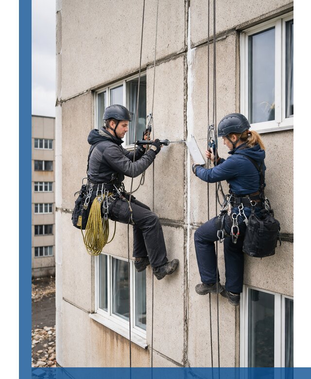 Герметизация межпанельных швов тёплым швом в Устях-Лабинске