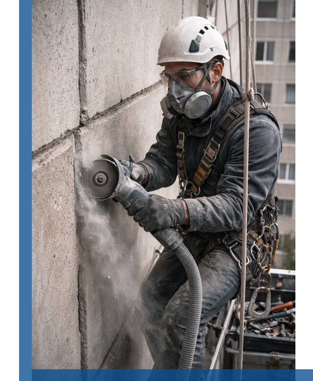 Штробление межпанельных швов в Устях-Лабинске качественно и быстро