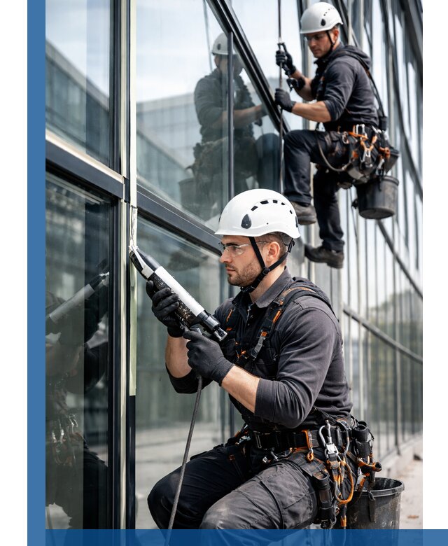 Герметизация витражных швов в Устях-Лабинске для зданий и фасадов