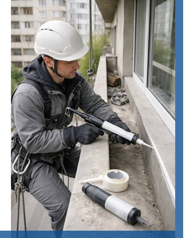 Герметизация швов лоджии в Устях-Лабинске от 4597 р. | ВЫСОТНИК-Улб