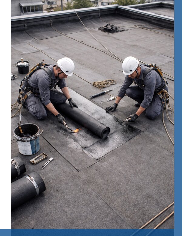 Ремонт мягкой кровли под ключ в Устях-Лабинске от 715 р. | ВЫСОТНИК-Улб