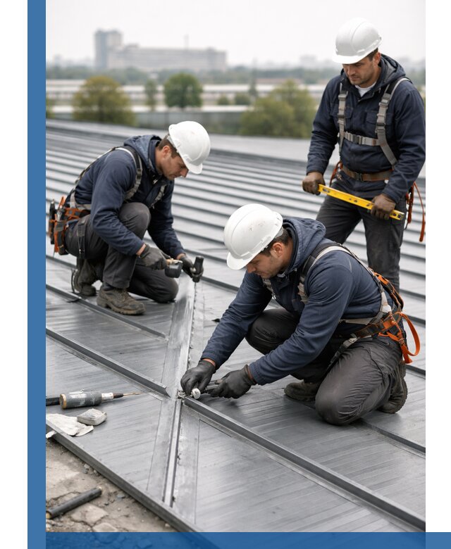 Ремонт фальцевой кровли в Устях-Лабинске срочно и качественно