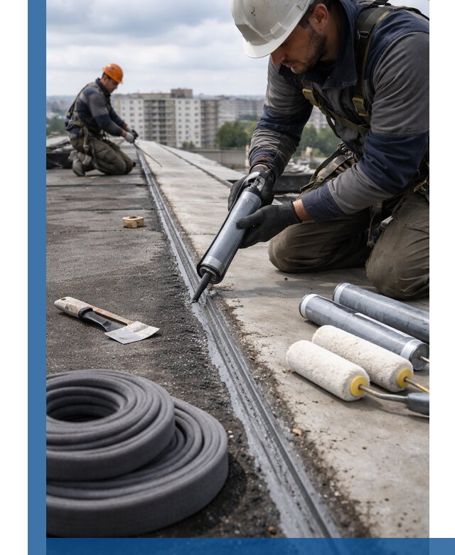 Герметизация швов кровли в Устях-Лабинске с гарантией герметичности
