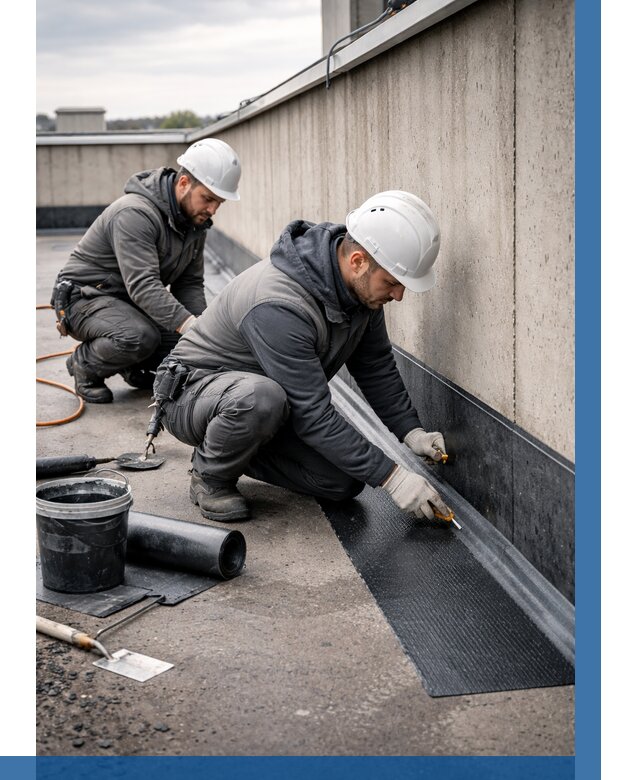 Гидроизоляция примыканий на кровле в Устях-Лабинске от 919 р. | ВЫСОТНИК-Улб