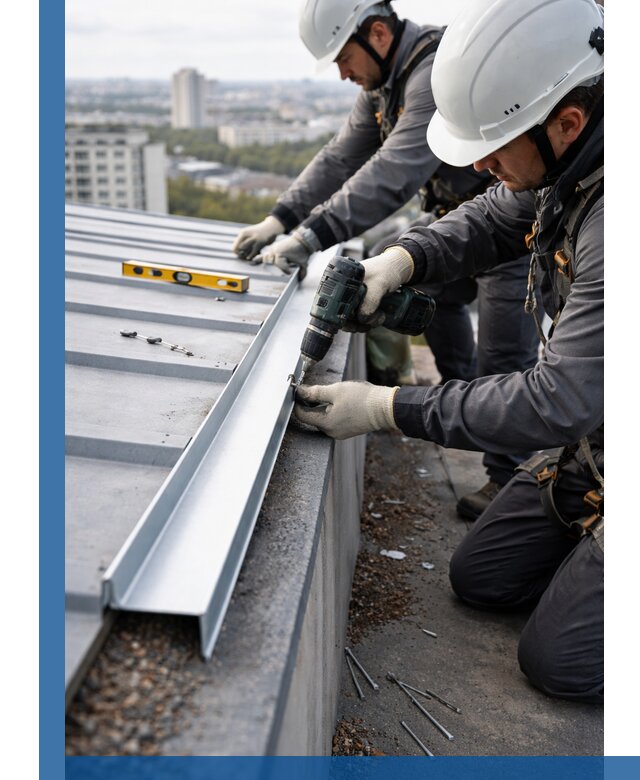 Монтаж капельника на кровле в Устях-Лабинске с гарантией качества