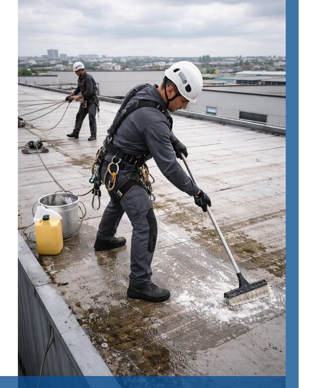 Очистка крыши по графику в Устях-Лабинске от 7662 р. | ВЫСОТНИК-Улб