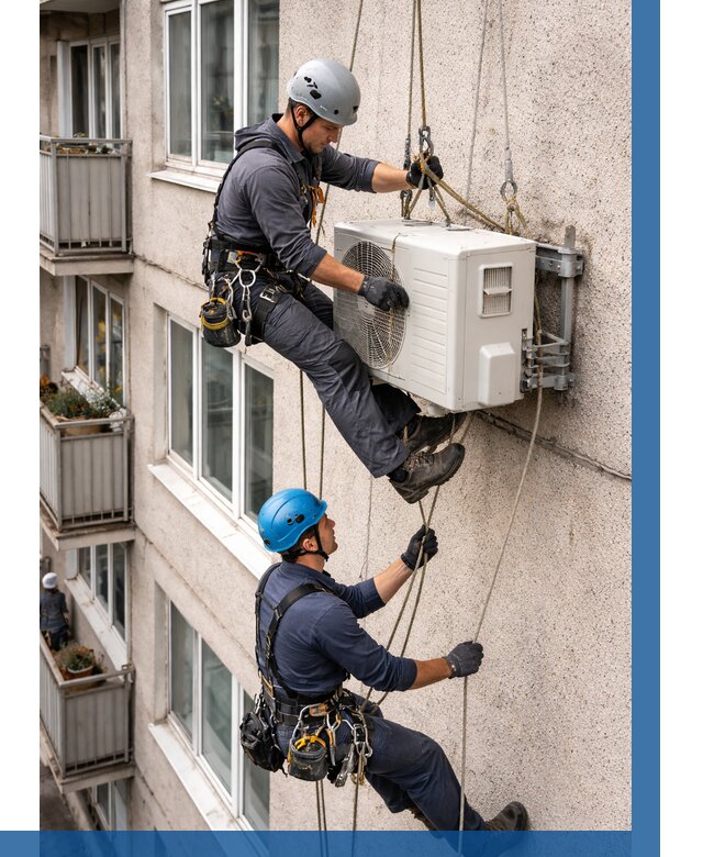 Перенос внешнего блока кондиционера в Устях-Лабинске от 9194 р.| ВЫСОТНИК-Улб