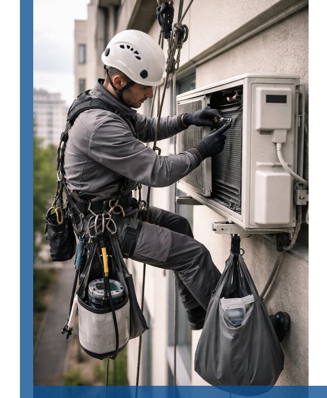 Обслуживание внешнего блока кондиционера в Устях-Лабинске профессионально
