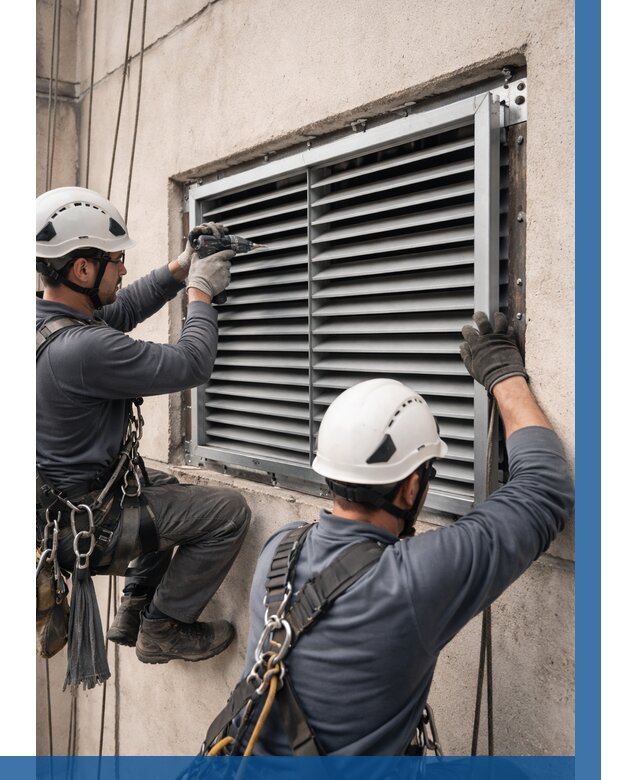 Монтаж вентиляционных решеток в Устях-Лабинске от 4597 р. | ВЫСОТНИК-Улб