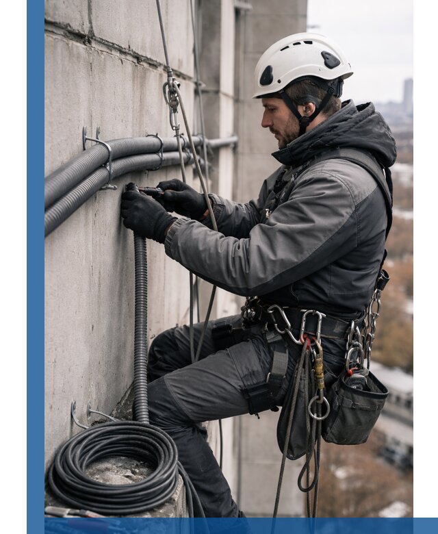 Профессиональный монтаж гофры для кабеля в Устях-Лабинске с гарантией