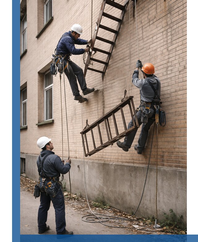 Демонтаж пожарной лестницы в Устях-Лабинске быстро и безопасно