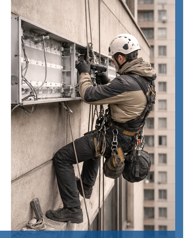 Ремонт вывески на высоте в Устях-Лабинске от 4597 р. | ВЫСОТНИК-Улб