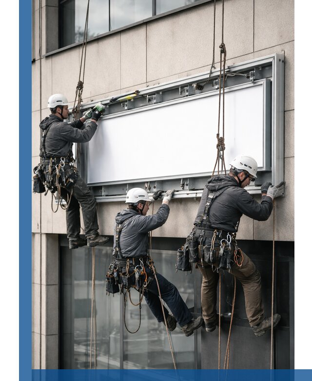 Профессиональный монтаж светового короба под ключ в Устях-Лабинске