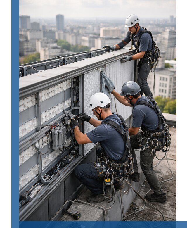 Профессиональное обслуживание крышной рекламы в Устях-Лабинске под ключ