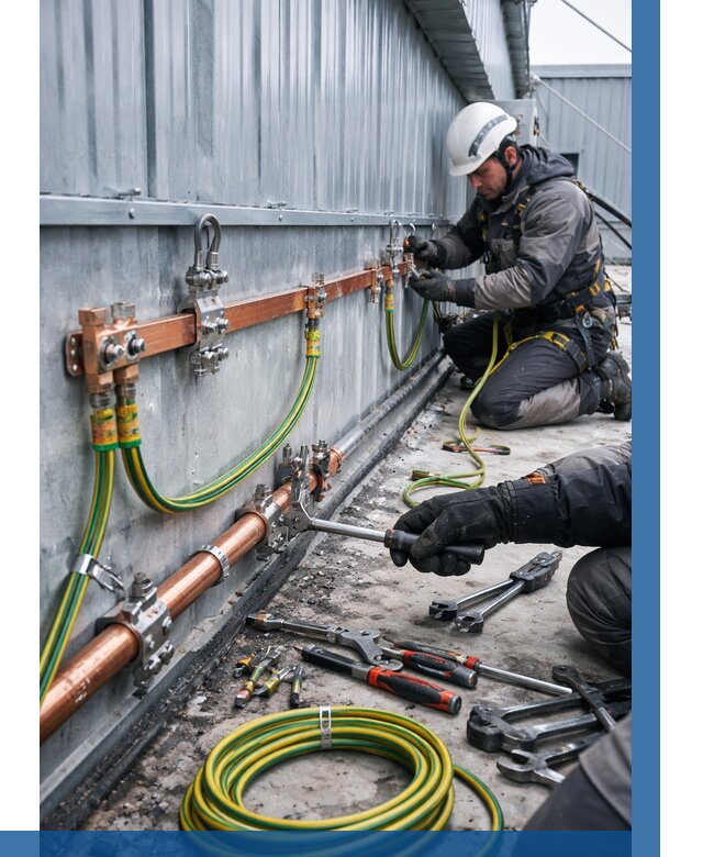 Монтаж заземления здания в Устях-Лабинске от 25540 р. | ВЫСОТНИК-Улб