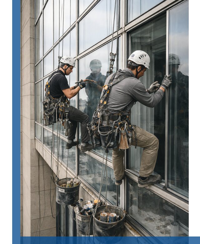 Ремонт витражных конструкций и фасадного остекления в Устях-Лабинске