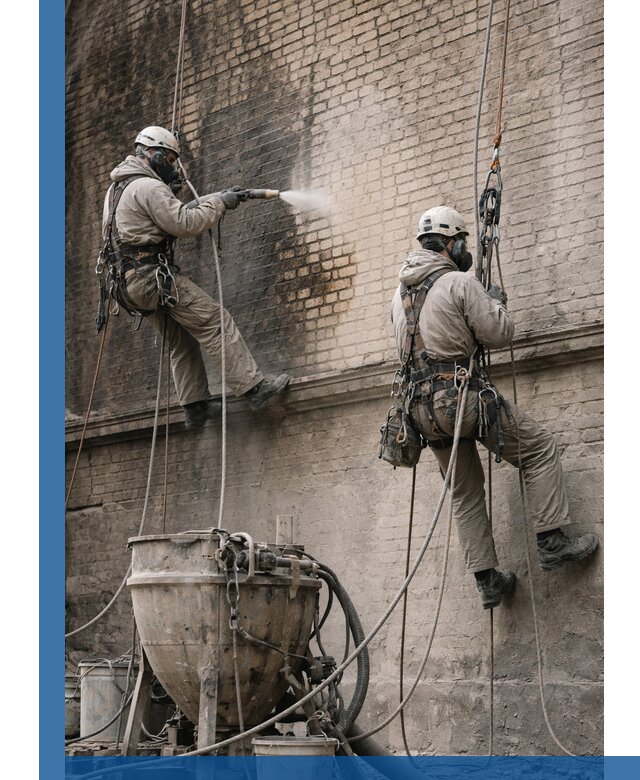 Пескоструйная очистка фасадов в Устях-Лабинске профессионально