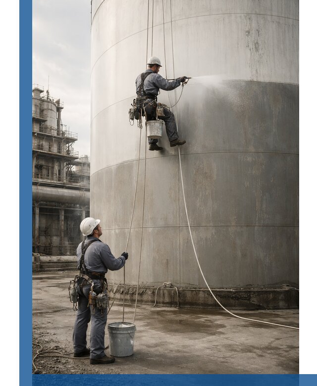 Покраска стальных резервуаров и емкостей в Устях-Лабинске профессионально