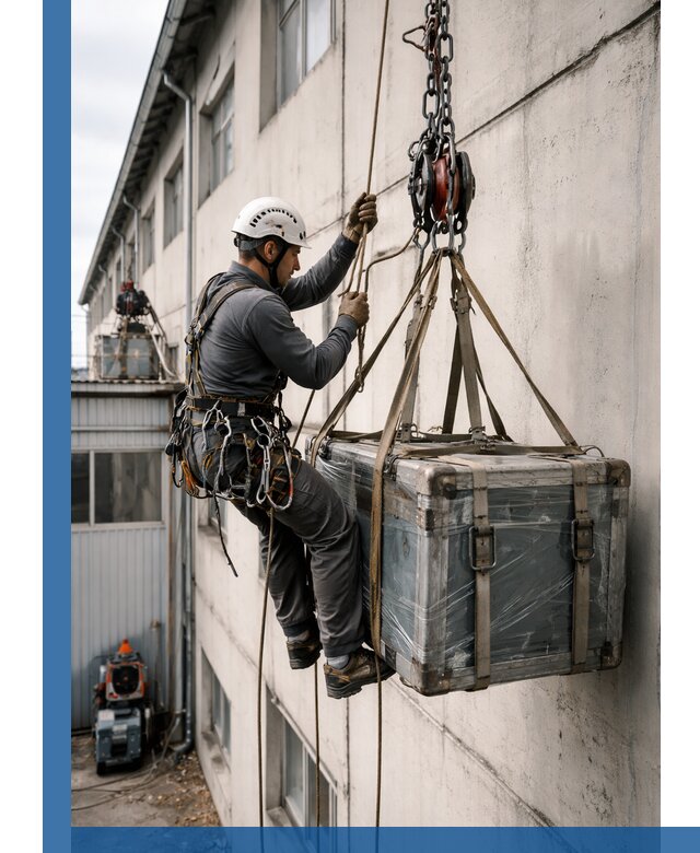 Подъем грузов на высоту в Устях-Лабинске для промышленных объектов