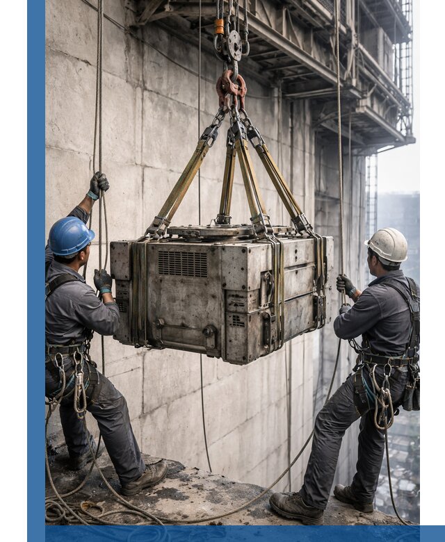 Такелажные работы на высоте, подъем и монтаж грузов в Устях-Лабинске