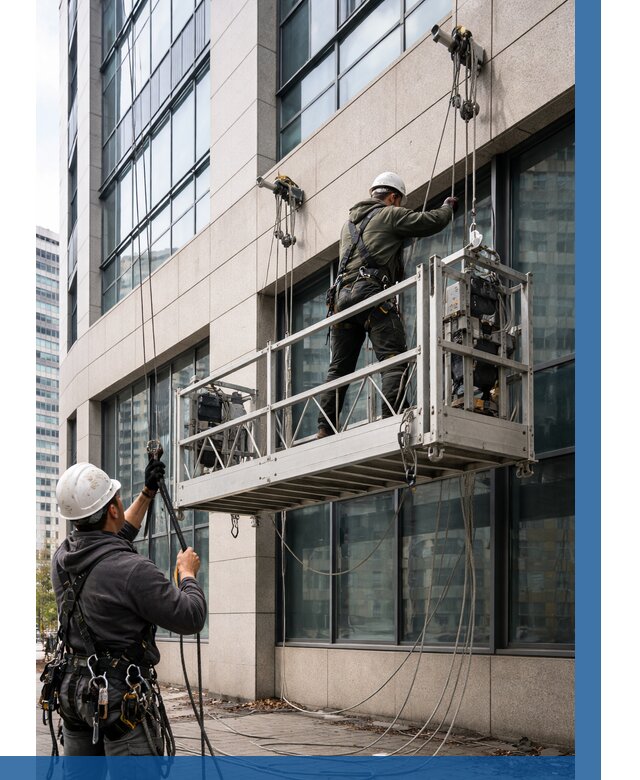 Монтаж и подъем фасадной люльки в Устях-Лабинске от 12259 р. | ВЫСОТНИК-Улб