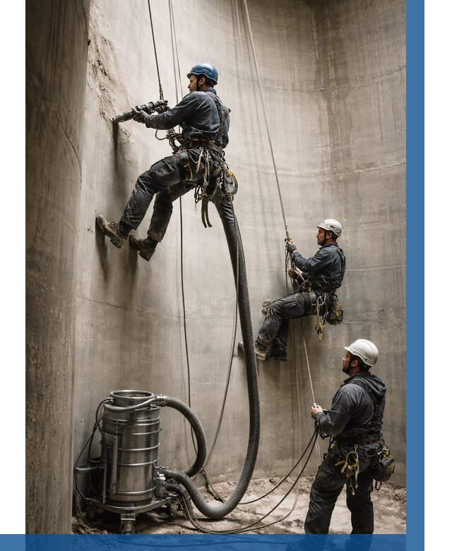 Зачистка силосов в Устях-Лабинске от 4597 р. Договор и смета ВЫСОТНИК-Улб