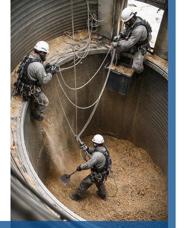 Чистка зерновых бункеров в Устях-Лабинске от 12259 р. | ВЫСОТНИК-Улб