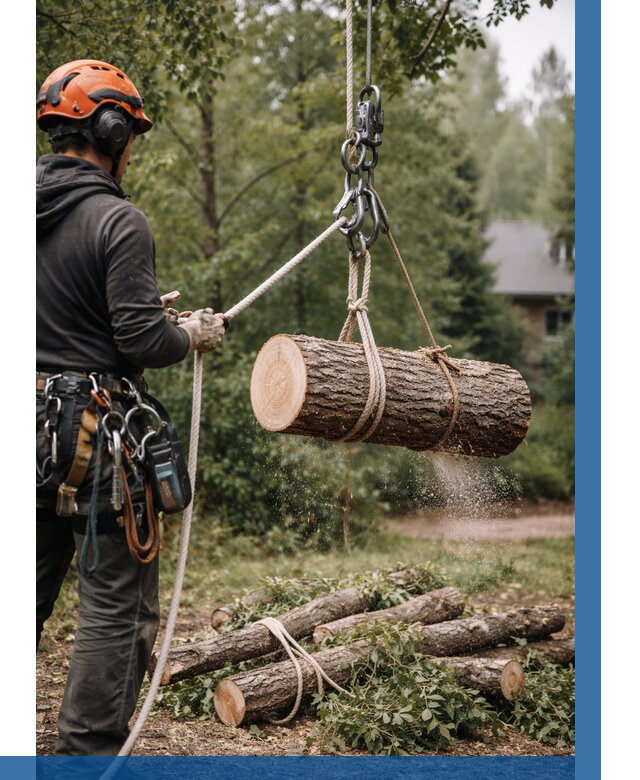 Валка деревьев частями в Устях-Лабинске от 7662 р. | ВЫСОТНИК-Улб