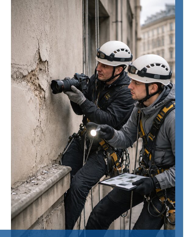 Фотофиксация дефектов фасада в Устях-Лабинске от 4597 р. | ВЫСОТНИК-Улб