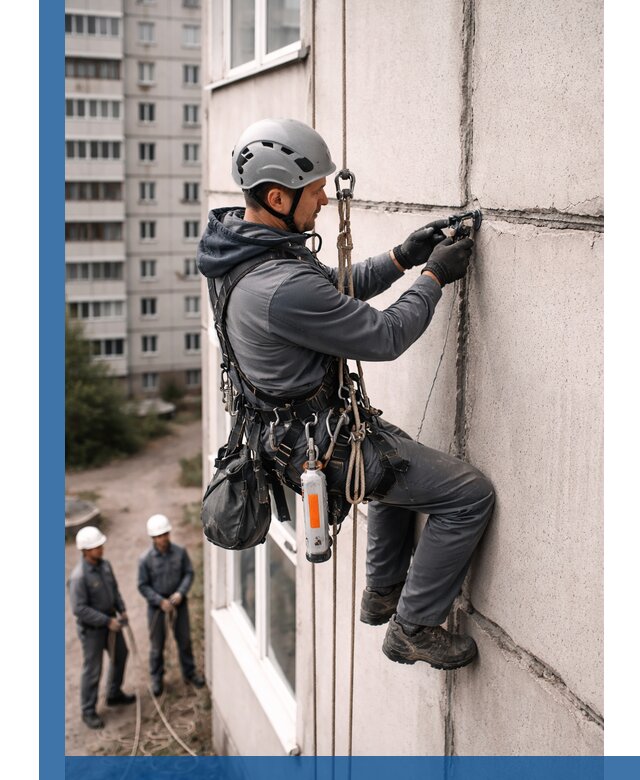 Обследование межпанельных швов и герметизация в Устях-Лабинске