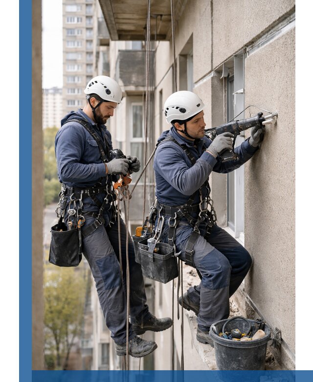 Промышленные альпинисты высотные работы и монтаж в Устях-Лабинске